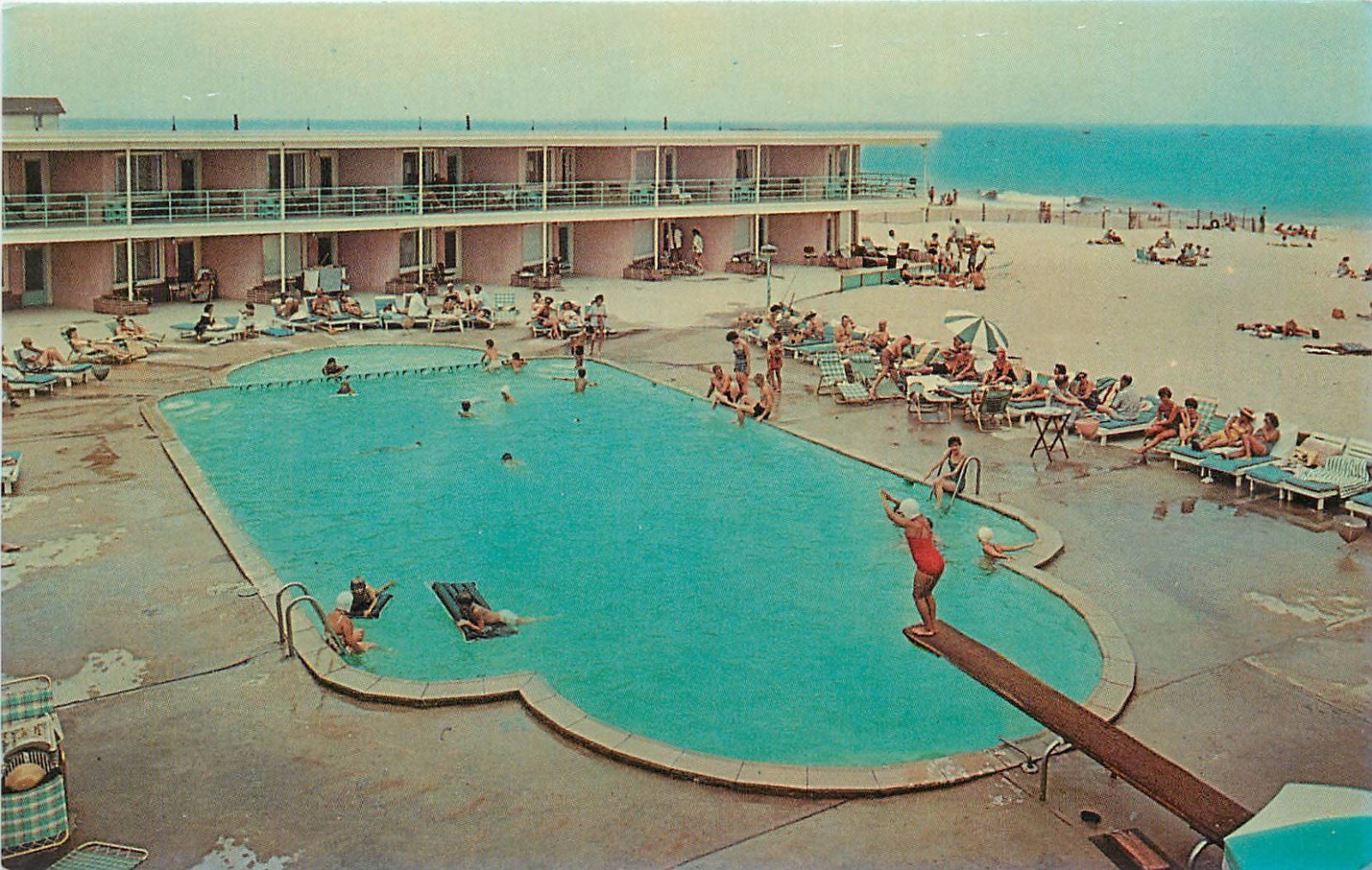 Beacon Manor Hotel Motel Point Pleasant Beach New Jersey NJ Postcard | eBay