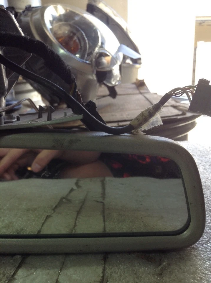 Mercedes Benz Clase E E320 E500 2003 2004 2005 2006 espejo retrovisor interior OEM #624 Foto 4 de 4