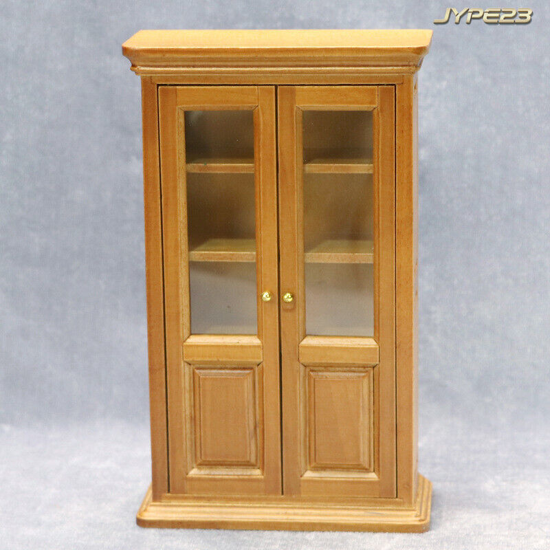 Miniatura Casa de Muñecas Accesorios Escala 1:12 Librería Vitrina Estudio