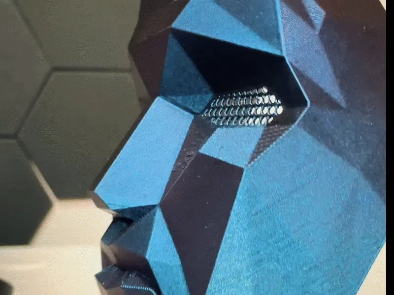 Máscara Front Man COMPLETAMENTE AJUSTABLE Inspirada en 3D Impresa Cosplay Accesorio- Foto 3 de 4