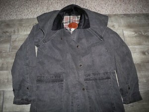 Mens Bush Trader Outback Trading Drover Canvas Duster Riding Jacket Size Medium