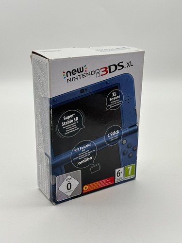 New Nintendo 3DS XL Metallic Blue IPS inkl. Spiele Gut - Sehr gut OVP CIB - Bild 4 von 20
