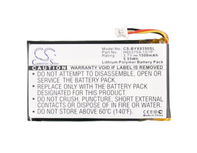 Cameron Sino 3.7V 1500mAh Li-ion Replacement Battery For Bushnell GPS, Navigator
