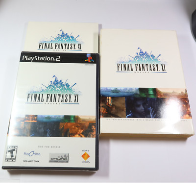 SONY PS2 Final Fantasy XI Manual Sealed Bundle #45898Q | eBay