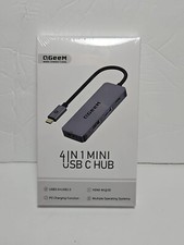 QGeeM 4-in-1 USB C Hub Adapter With 4K USB C ...