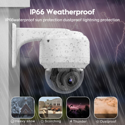 Hikvision Compatible 5MP/8MP 4X Zoom PTZ IP Camera Mic POE IR30m Factory Direct - Picture 9 of 27