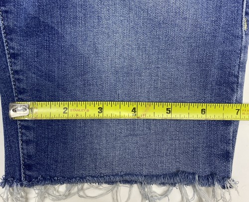 DIESEL Jean Shorts W28 Blue Super Slim Jegging Low Waist Stretch Livier Ankle - Picture 20 of 20