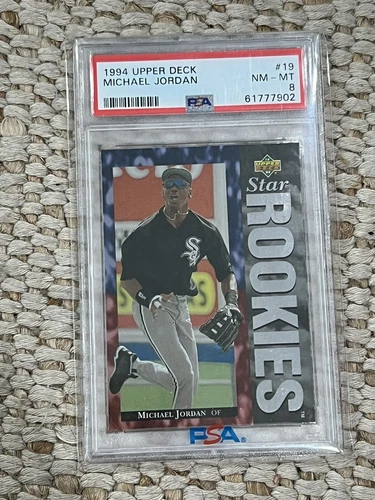 1994 Upper Deck Michael Jordan Star Rookies #19 PSA 8 White Sox