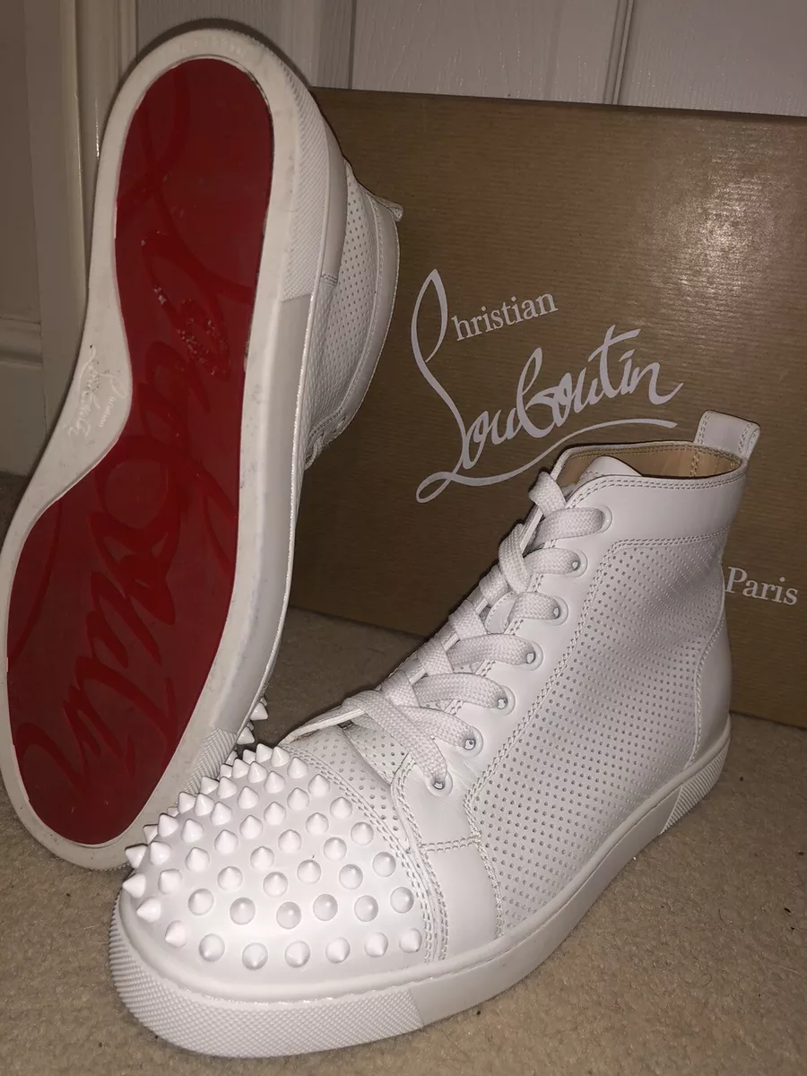 Louboutin trainers womens high top hotsell