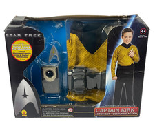 Star Trek Costume Captain Kirk Box Set Child Size 4-6 Cosplay Rubies Complete