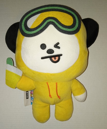 BT21 CHIMMY Summer Dolce 14" K-POP BTS Plush puppy dog swimsuit costume NEW