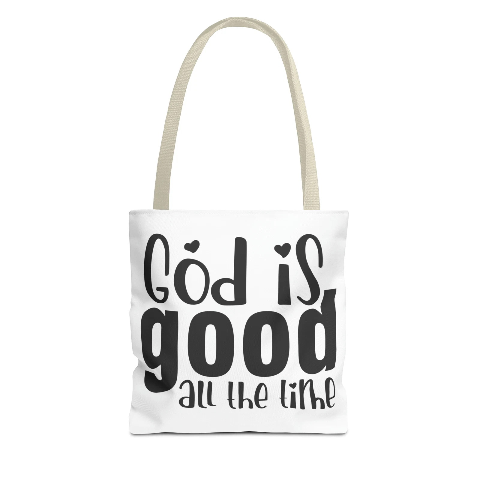 God is Good All the Time Tote Bag (AOP)