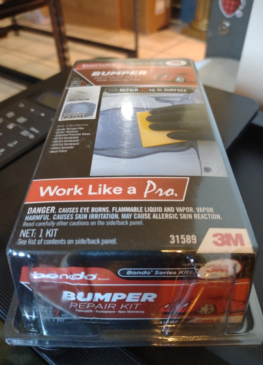 Bondo Bumper Repair Kit Paintable Permanent NonShrinking Repair Kit