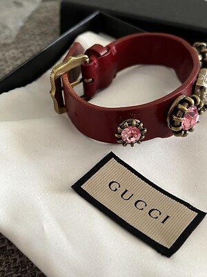 GUCCI 花柄 メタルキャット　ベルト GUCCI(グッチ) / ベルト/--/BLU/花柄/GGブルームス メタル