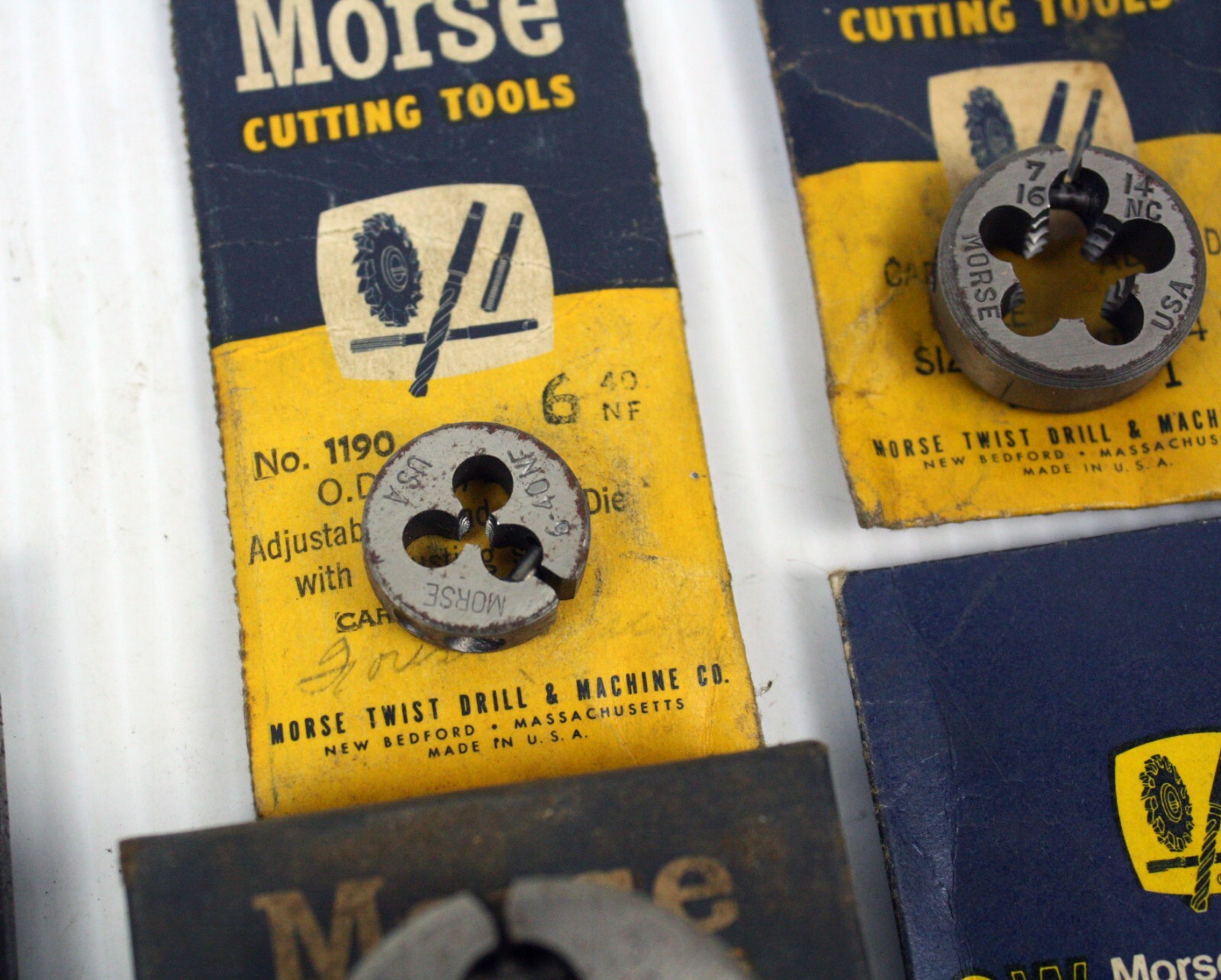 Lot of (11) Vintage Machinist Tap and Dies Made in USA MORSE eBay