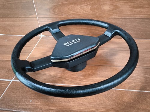 Toyota Corona TT141 Carina Celica TA63 Black Steering Wheel Twin cam Turbo - Bild 6 von 21