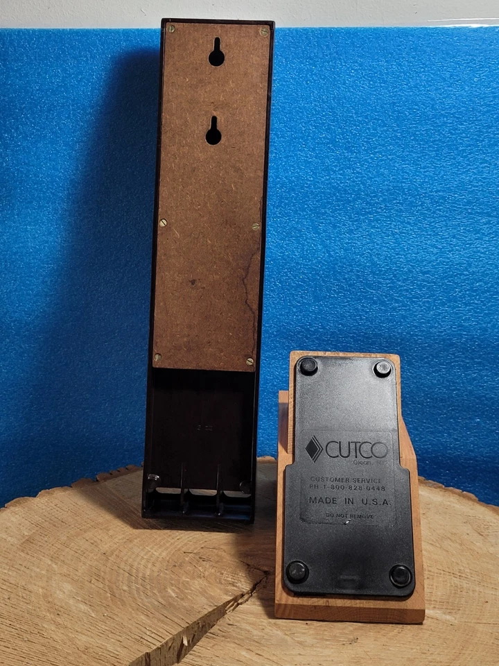 Bloques de cuchillos para cajones de pared/plástico madera roble miel/plástico 2 ranuras CUTCO 10/3.OBO  Foto 2 de 4