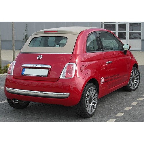 Lenkrad Multifunktion Leder Original FIAT 500 C Riva Cabrio Top Zustand - Bild 9 von 9