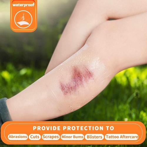 Transparent Film Dressing, Tattoo Aftercare Bandage, Shower Shield Water Barr... - Picture 4 of 8