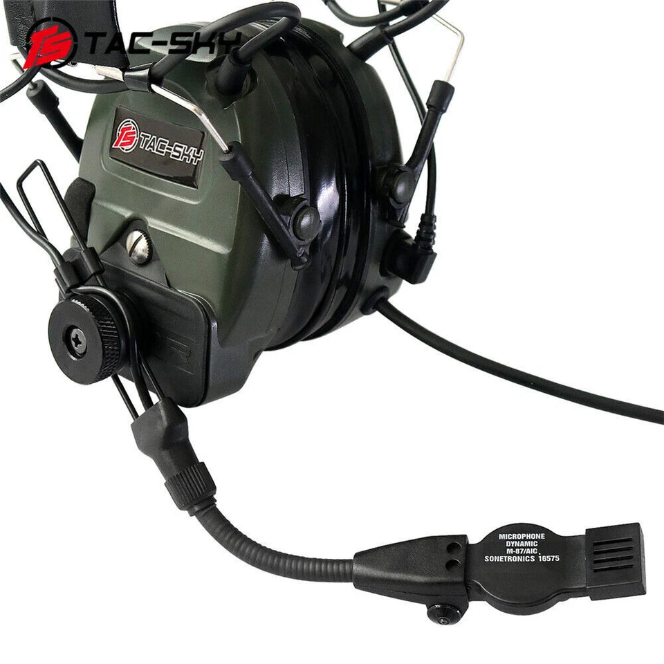 TAC-SKY TCI LIBERATOR 1 Tactical Noise Reduction Pickup Silicone Earmuff Headset - Image 3 of 4