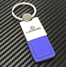 LEXUS BLUE LEATHER KEY CHAIN 