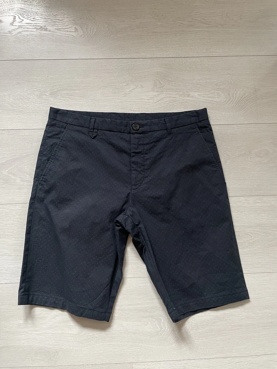 Hugo Boss Red Label Shorts Blau Punkte Gr. 46 Kurze Hose Bermuda