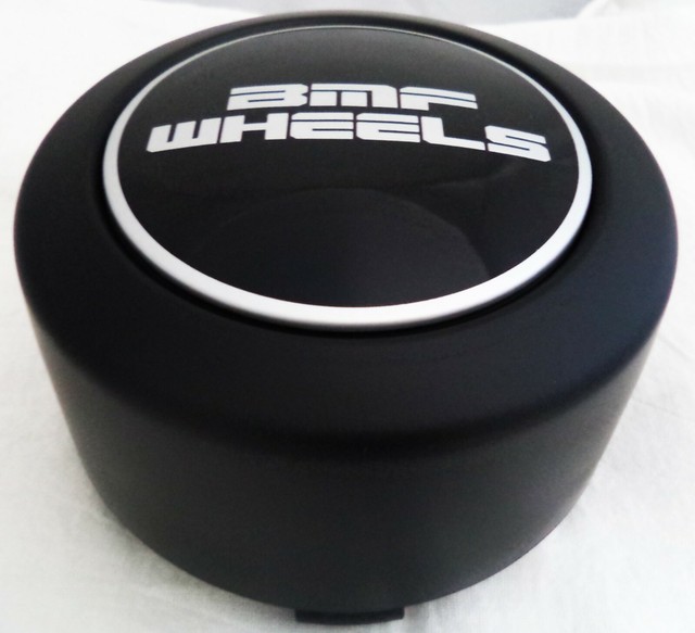 BMF Wheel Center Caps Flat Black TALL Fits All 8 LUG (1 CAP) BMF Logo eBay