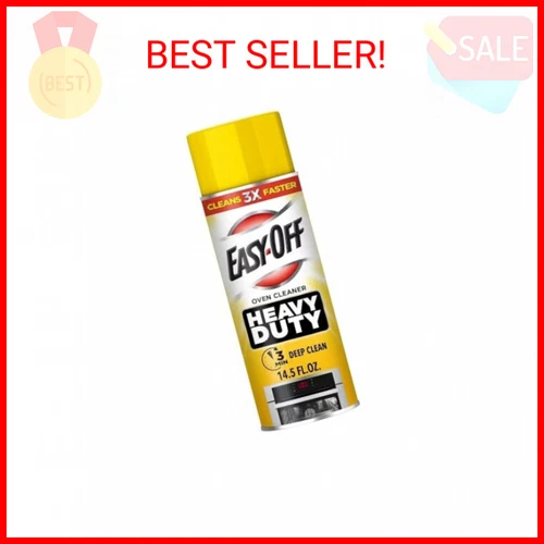 Easy Off Heavy Duty Oven Cleaner, Destroys Tough Burnt on Food and Grease, Lemon