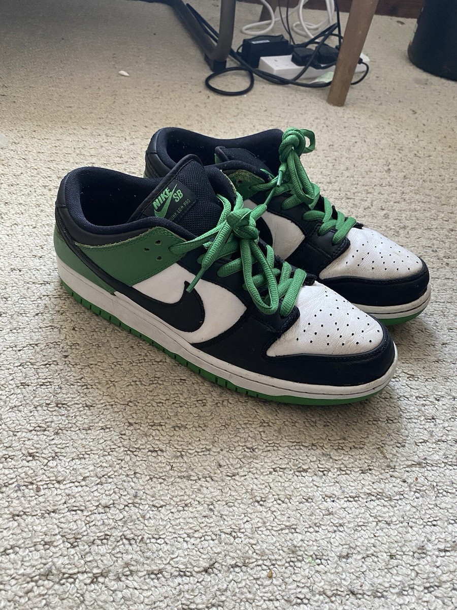 Size 10 - Nike Dunk Pro SB Low Classic Green | eBay UK