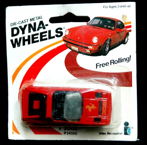 Dyna-Wheels Ferrari 308 Coupe Druckguss Metall #24550 1986 ZEE Spielzeug - Neu aus altem Lagerbestand