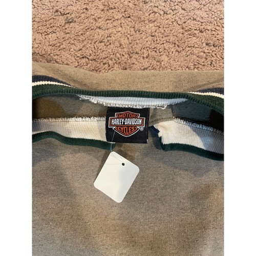 Vintage seltener Harley Davidson Pullover Pullover Knopf Biker Motorrad - Bild 3 von 4