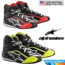 Alpinestars - Tech-1 K Youth Karting Shoes | Child's Kart Shoes Sizes 12.5 & 1.0