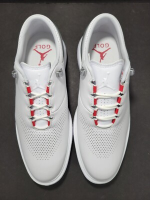 Nike Jordan ADG 4 Golf Shoes White Pure Platinum DM0103-105 Nike Jordan ADG 4 Golf Shoes White Pure Platinum DM0103-105