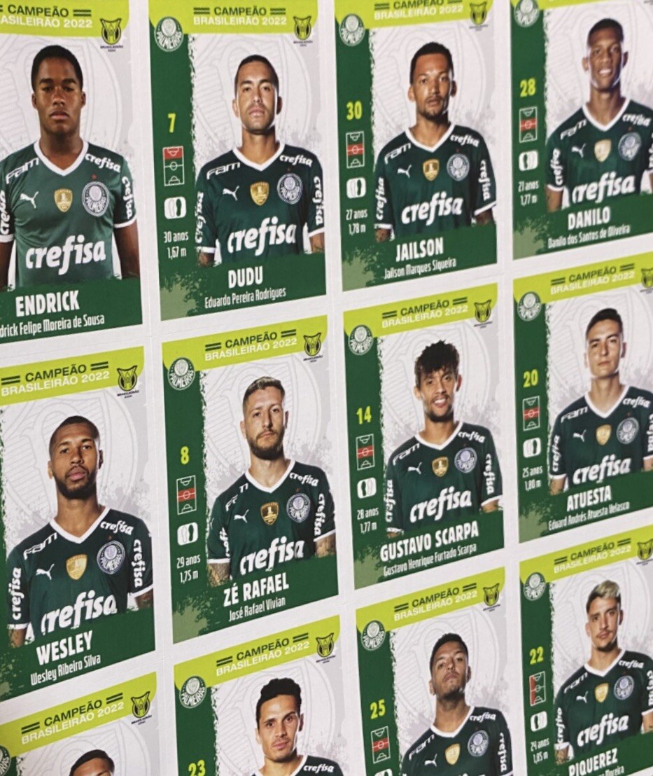 Kit Palmeiras Champions 2022 - First sticker ever Endrick real Rookie ...
