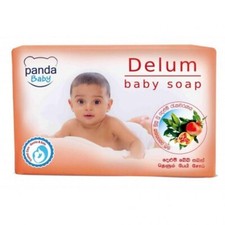 Panda Baby Soap   Delum 75g Baby Natural Soap Protects Care Fresh Skin Shower