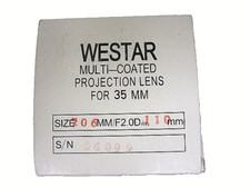 Westar Focal Length 110mm 35mm Cine Projector Lens F2.0 New MIB