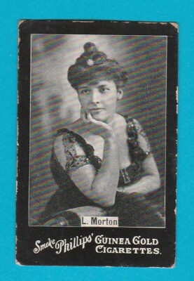 SCHAUSPIELERIN - PHILLIPS GUINEA GOLD - L. MORTON - 1902
