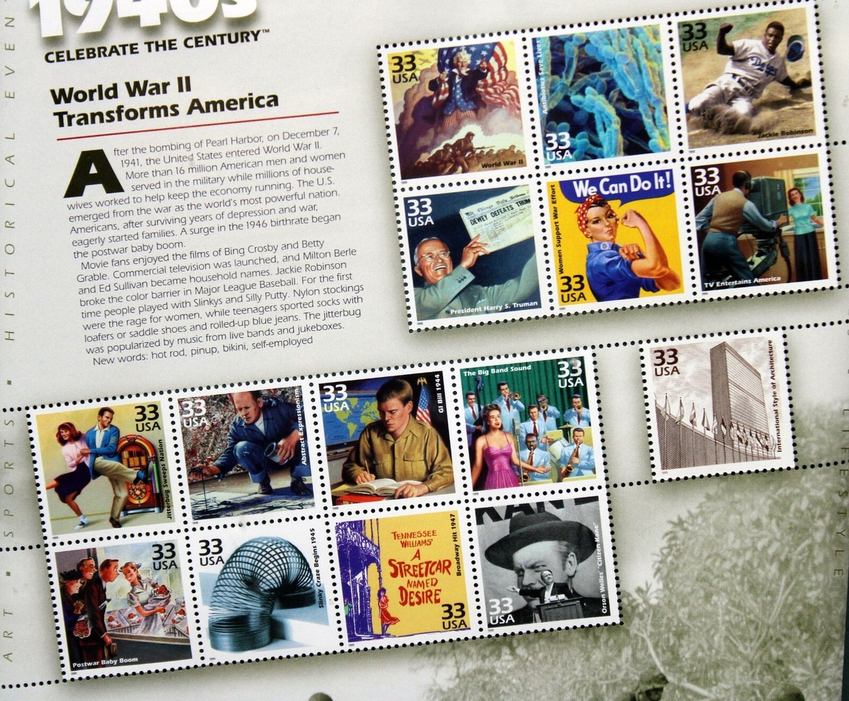 アメリカ切手 celebrate the century 1900-1999 アメリカ切手 celebrate the century 1900-1999 1900 - 1999