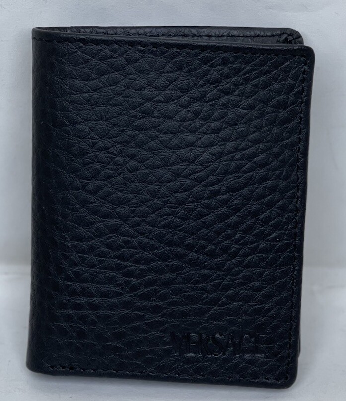 Versace Stylish Men's Genuine Leather Bifold Wallet For Men Versace Wallets Gift