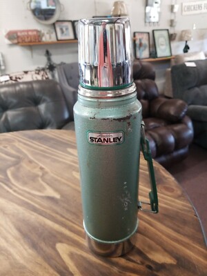 Vintage Aladdin Stanley Green Thermos Model A-944DH 1 Quart USA | eBay