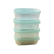 Tupperware Mini Freezer Mates Set Of 4 Assort...