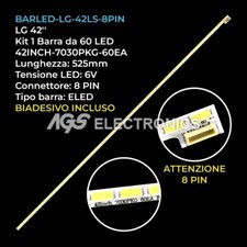 BARRA STRIP 60 LED TV LG 42INCH-7030PKG-60EA T420HVN010 42LS5600 42LS570S