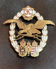 WW1 Original Austrian Air Crew Service Badge￼ 1917 J. Zimbler Medal