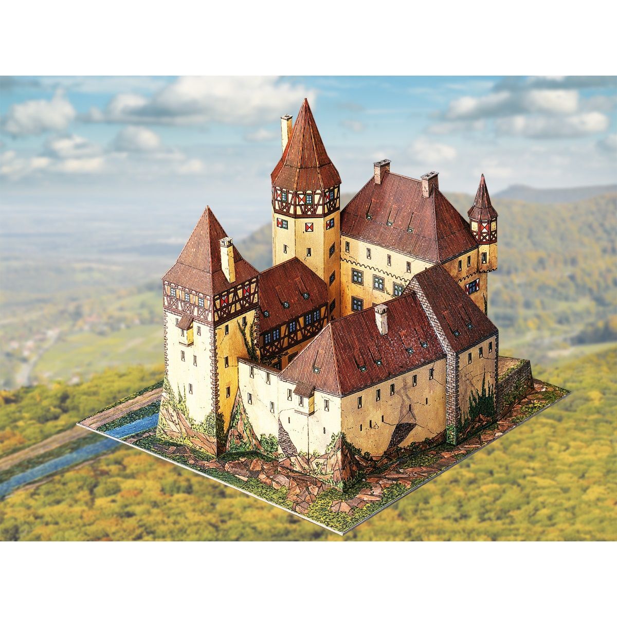 Schreiber-Bogen Taj Mahal Kartonmodellbau - Modellbausatz Im Maßstab 1:300