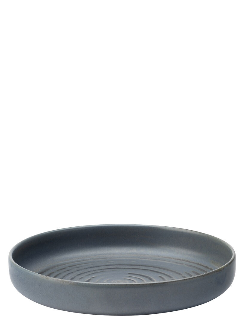 Circus Denim Porcelain Presentation Bowl Round Serving Bowl 9.5""(24Cm) Pack Of 6