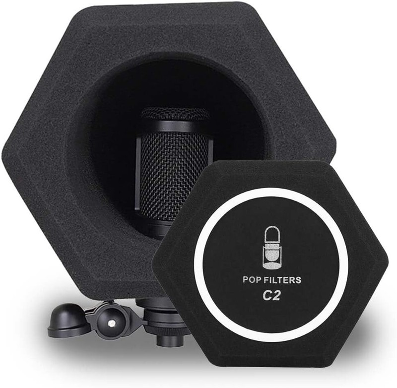 Professional Microphone Isolation Ball Shield Pop Filter