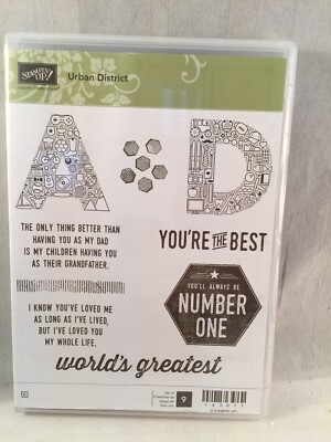 URBAN DISTRICT Stampin Up New Dad Tools Worlds Greatest 