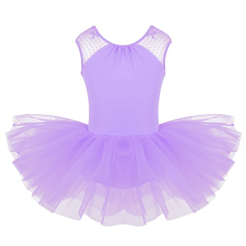 Niñas Malla de Ballet Tutú Vestido Niños Gimnasia Leotardos Body Prendas de Baile Disfraz - Imagen 38 de 48