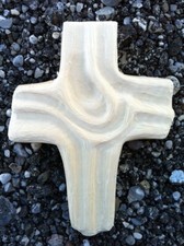 Schnitzrohling Kreuz modern 20 cm aus Holz