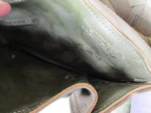 French Army Canvas Schultertasche Indochina 1950's Messenger Shoulder Bag Tasche - Bild 4 von 4